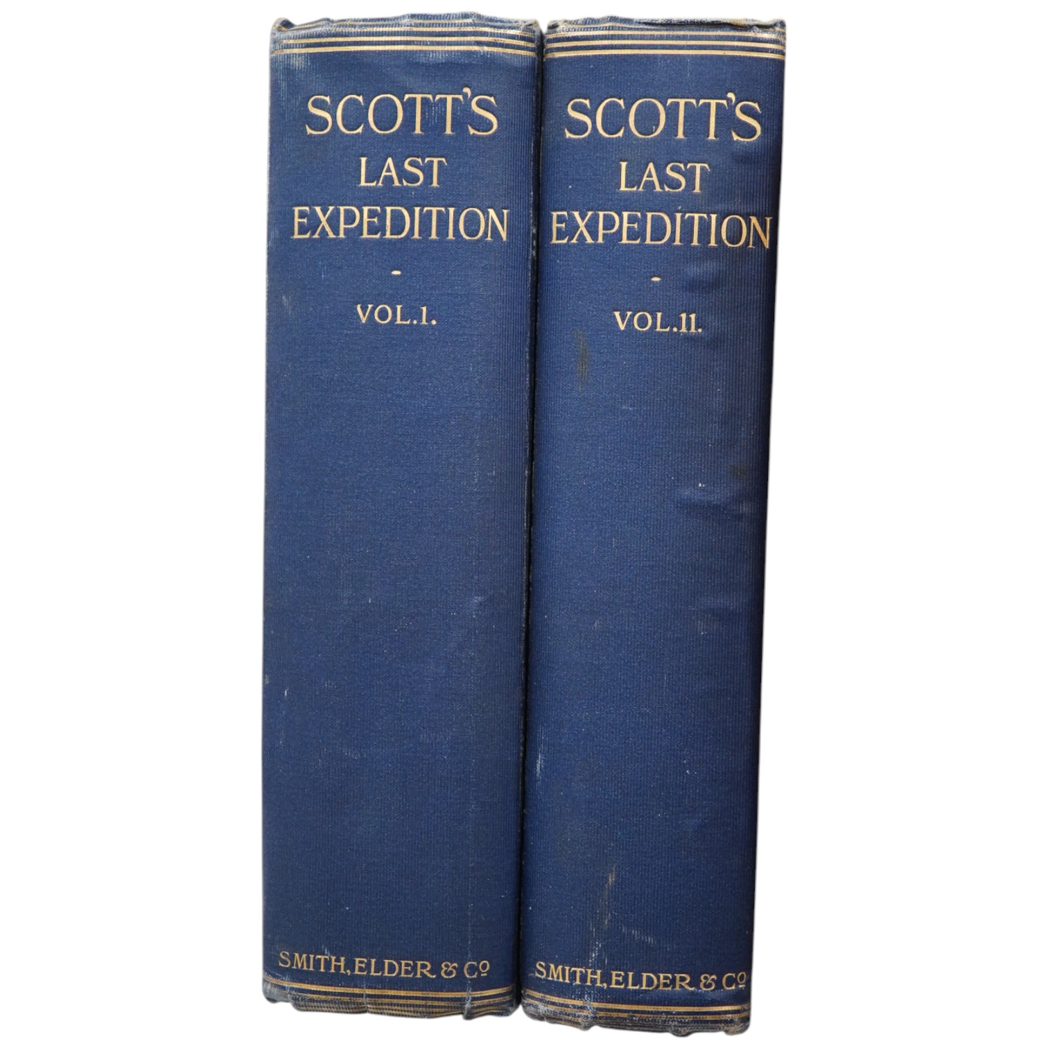 Scott, Robert Falcon - Scott's Last Expedition, 2 vols, [vol 1: the journal of Captain R.F. Scott; Vol. 2: the reports of the journey's and the scientific work undertaken by Dr. E.A. Wilson and the surviving members of t